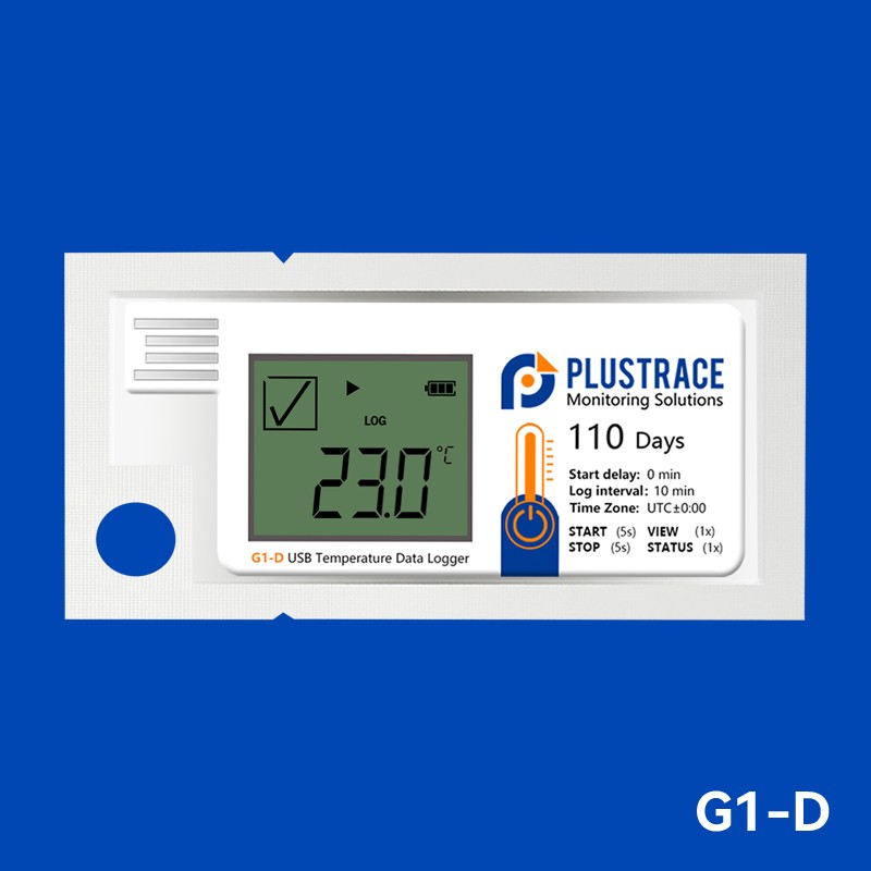 Single Use Cold Chain Temperature Data Logger